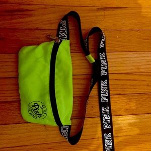 Lime green 💚 "pink" fanny pack